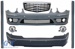 image-76-Body Kit me Kentrikí grília katállhlo gia Mercedes E-Class W211 (2002-2009) E63 Schediasmós