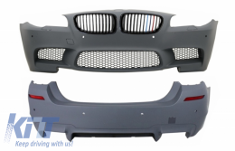 image-36-Body Kit me PDC Kentrikí grília Piáno Mavro M-Power Schediasmós katállhlo gia BMW F10 5 Series 2011+ LCI&NonLCI M5 Schediasmós