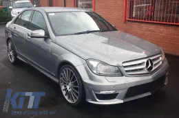 Body Kit подходящ за Mercedes C-Class W204 (2007-2015) Facelift C63 Дизайн-image-6010302