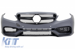 Body Kit подходящ за Mercedes E-Class W212 Facelift (2013-2016) E63 A-Design Блестящо черно Edition-image-6043880
