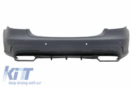 Body Kit подходящ за Mercedes E-Class W212 Facelift (2013-2016) E63 A-Design Блестящо черно Edition-image-6043885