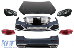 Body Kit Mercedes E-osztály W212 (2009-2012) modellekhez, átalakítás facelift M dizájnra-image-6104438