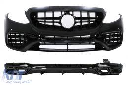 Body Kit Mercedes E-osztály W213 (2016-2019) E63 kinézet Night Csomag-image-6098761