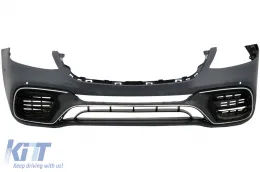 Body Kit MERCEDES S-osztály W222 Facelift 13-17, lökhárító, hűtőrács, küszöb spoiler, S63 dizájn-image-6034011