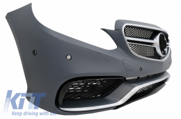 
Body kit Mercedes W212 E-osztály Facelift (2013+) modellekhez, lökhárító kipufogóvégek, E63 Dizájn-image-6045711