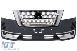 Body Kit Nissan GT-R 08-17 modellekhez, Facelift 2017 Dizájn, lökhárító, hűtőrács, motorháztető, fényszóró-image-6114089