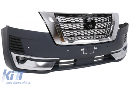 Body Kit Nissan GT-R 08-17 modellekhez, Facelift 2017 Dizájn, lökhárító, hűtőrács, motorháztető, fényszóró-image-6114091