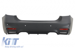 Body Kit para BMW 3 F30 11-19 LED Luces traseras Dinámica Doble Gemelo Mofle Puntas Carbón-image-6065221