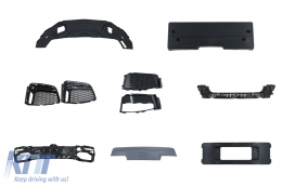 Body Kit para BMW 7 G12 15-19 conversión a G12 LCI 2020 Look Capucha Guardabarros delanteros-image-6092744