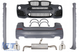 Body Kit para BMW F26 X4 2014-03.2018 parachoques Arcos rueda X4M Look-image-6038364