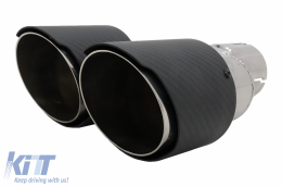Body Kit para BMW F30 11-19 EVO II M3 CS Look Guardabarros delanteros Puntas Carbón-image-6059707