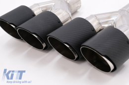 Body Kit para BMW F30 11-19 EVO II M3 CS Look Guardabarros delanteros Puntas Carbón-image-6059709