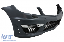 Body Kit para Mercedes C W204 07-15 Parachoques Faros Facelift C63 Look-image-5998029