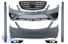 image-3-Body Kit para Mercedes Clase S W222 13-06.17 S63 Look parachoques escape