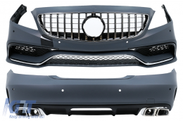 image-60-Body Kit para Mercedes CLS W218 C218 Sedan 11-18 parachoques Puntas