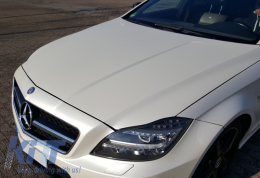 Body Kit para Mercedes CLS W218 C218 Sedan 2011-2018 CLS63 Look Guardabarros capucha-image-5990490