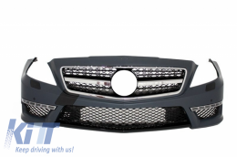 Body Kit para Mercedes CLS W218 C218 Sedan 2011-2018 CLS63 Look Guardabarros capucha-image-5997892