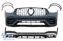 image-71-Body Kit para Mercedes GLC SUV Facelift X253 2020+ GLC63 Look Arcos rueda Reja Consejos