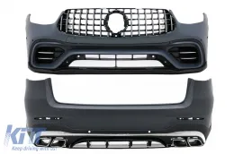 image-64-Body Kit para Mercedes GLC SUV Facelift X253 2020+ GLC63 Look Arcos rueda Reja Consejos