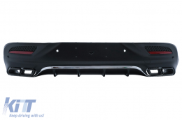 Body Kit para Mercedes GLE Coupe C292 15+ Parachoques Escape Silenciador Negro-image-6016793
