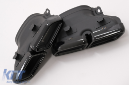 Body Kit para Mercedes GLE Coupe C292 15+ Parachoques Escape Silenciador Negro-image-6096407