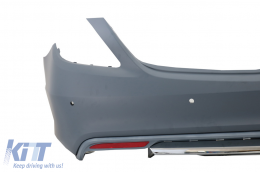Body Kit para Mercedes S W222 2013-06.2017 S63 Look Cansada Silenciador Puntas Negro-image-6073948