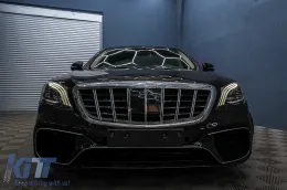 Body Kit para Mercedes S W222 Facelift 13-06.17 S63 Look Faros Full LED-image-6090152