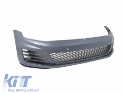 Body Kit para VW Golf 7 VII 2013-2016 GTI Look Sistema Escape Completo Difusor--image-6005231