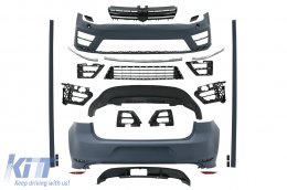 Body Kit para VW Golf 7 VII Hatchback 13-17 R Look Parachoques Faldones Rejilla-image-6004634
