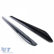 Body kit paraurti anteriore alettone posteriore minigonne nere lucide adatto per BMW Serie 3 G20 2019-2022-image-6205194