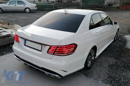 Body Kit Paraurti per Mercedes W212 Facelift 13-16 E63 Look Scarico Minigonne-image-6113471