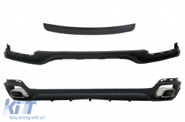 image-37-Body Kit Pare-chocs avant Lèvre Diffuseur pour BMW X5 F15 2014-2018 Aero Package M Look