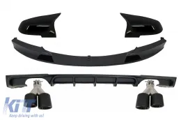 image-13-Body Kit per BMW 3 F30 F31 2011+ Berlina Touring M-Performance Look Nero lucido