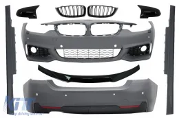 image-13-Body Kit per BMW 4er F32 Coupé 13+ Paraurti Baule spoiler Minigonne Sport Look