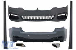 image-48-Body Kit per BMW 5 G30 17-19 Punte Minigonne Paraurti M-Tech Design