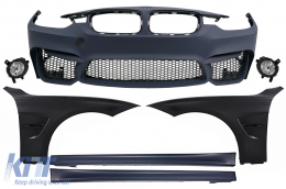 image-20-Body Kit per BMW F30 F31 11-19 Paraurti Fendinebbia Parafanghi Minigonne M3 Look