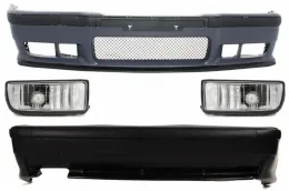 image-2-Body Kit per BMW Serie 3 E36 1992-1998 M3 Look Con Cromo Fendinebbia