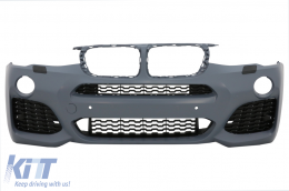 Body Kit per BMW X3 F25 LCI 2014-2017 M-Look Griglie Gonne laterali Passaruota-image-6022188