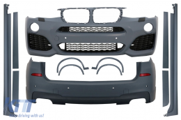 Body Kit per BMW X3 F25 LCI 2014-2017 M-Look Griglie Gonne laterali Passaruota-image-6022211