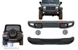Body Kit per Jeep Wrangler Rubicon JK 07-17 10° Anniversario Hard Rock Style-image-6097676