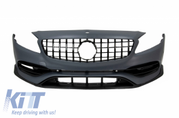 Body Kit per Mercedes A W176 12-18 Facelift A45 Look Grille Gonne Paraurti-image-6050077