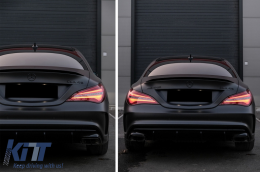 Body Kit per Mercedes CLA C117 W117 2013-2018 Facelift CLA45 Look Minigonne laterali-image-6081624
