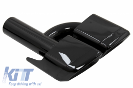Body Kit per Mercedes Classe S W221 2005-2011 S63 S65 Look Scarico Silenziatore Punte Nero-image-6063023