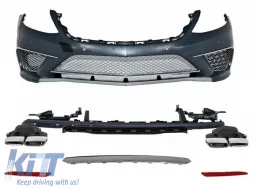 image-46-Body Kit per Mercedes Classe S W222 AMG Sport Line 13-17 Paraurti S63 Look