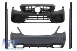 image-16-Body Kit per Mercedes E W213 16+ E63 Look Paraurti Minigonne Griglia