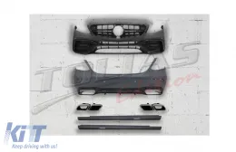 image-20-Body Kit per Mercedes E W213 16+ E63 Look Paraurti Minigonne Griglia
