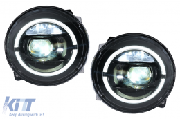 Body Kit per Mercedes G W463 08-17 G63 G65 W464 Paraurti LED Luci Grille--image-6092048
