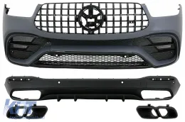 image-78-Body Kit per Mercedes GLE W167 SUV Sport Line 2019+ GLE 63S Look Diffusore Punte