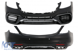 Body Kit per Mercedes S W222 Facelift 13-06.17 S63 Look Paraurti Lights-image-6060025