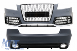 image-35-Body Kit pour Audi A5 8T Pre Facelift Coupé Cabrio 07-11 Pare-chocs RS5 Look